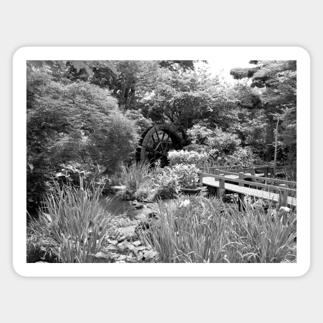 Japanese Water Garden Sticker by kansaikate